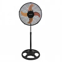 Brentwood 3 Speed 12in Oscillating Stand Fan in Black