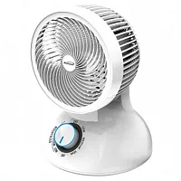 Brentwood 6 Inch Three Speed Oscllating Circulator Desktop Fan with Timer and Re