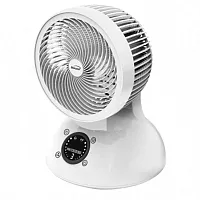 Brentwood 6 Inch Three Speed Oscllating Desktop Fan with Timer and Remote Contro