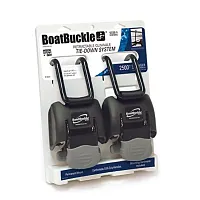 Boatbuckle Retractable Gunwale Tie-Downs (Pair)