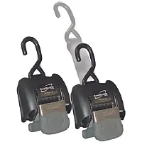 Boatbuckle Stainless Steel Retractable Transom Tie-Down (Pair)