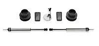 FABTECH FTS23229 2.5&#039; Coil Spcr Kit W/Dlss Shks