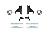 FABTECH K9012 Aux Shock Kit W/ Perf Shks 2015-21