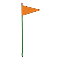 Firestik F4-G Firestik - F4-G 4 Foot Green Flagstick With Orange