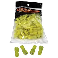 Quick Disconnect 12/10 Ga; Female; Yellow; Xscorpion; 100/Bag