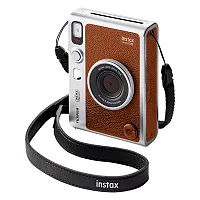 Fujifilm 16812534 Instax Mini Evo Hybrid Instant Camera (Brown)