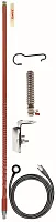 3&#039; No Ground Single Mirror Mount Kit-Red Fg3648-R