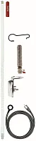 3&#039; No Ground Single Mirror Mount Kit-White Fg3648-W
