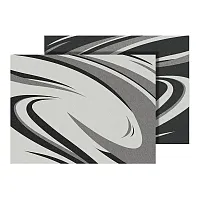 FAULKNER 53008 Mat Spx Mod Swish Black/Grey 9 X 12