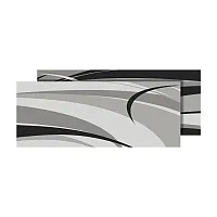 FAULKNER 53011S Mat Mod Swish Black/Grey 9 X 18