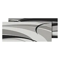 FAULKNER 53012S Mat Graphic Blk/Grey 9X12