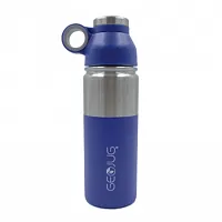Brentwood GeoJug 18oz Stainless Steel Vacuum Insulated Water Bottle, Blue