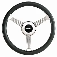 GRANT 1050 Banjo Wheel Black Lthr