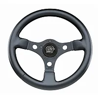 GRANT 772 Wheel Black Leather 12 In
