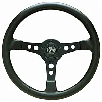 GRANT 774 Wheel Black Leather 14 In