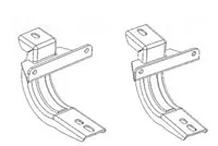 GO RHINO 6845165 Brackets For Oe Xtreme Cab Length S