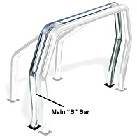 GO RHINO 90002C Fs Rr Main Dbl/Dbl B Bar