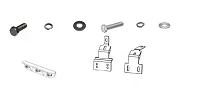 GO RHINO D60368TK Brackets For Dominator Sidesteps