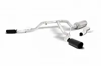 GIBSON EXHST 65683B Black Elite Dual Extreme Exhaust Sy