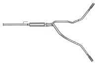 GIBSON EXHST 69020 Superflow Perf Muffler