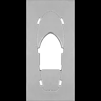 GARMIN ELEC. 101235700 Kayak In-Hull Transducer Mount