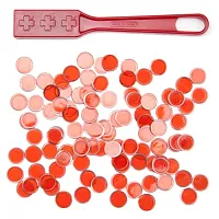 Red Magnetic Bingo Wand with 100 Metallic Bingo Chips   GBIN-501