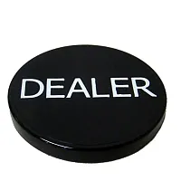 Black Plastic Dealer Button ACP-0022