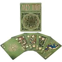 Aces High Green Playing Cards GCAR-401