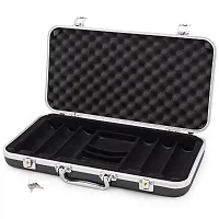 Black ABS Plastic Poker Chip Case, 300 ct. GCAS-300-P