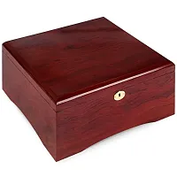 750 Ct Glossy Wooden Mahogany Case CAS-750M