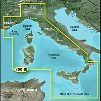 GARMIN CARTO 010C077000 G3V Veu012R - Mediterranean Sea C-W