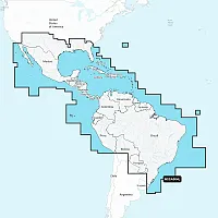 GARMIN CARTO 010C128520 Mexico Caribbean To Brazil Garmin