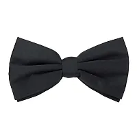 Formal Black Casino and Poker Dealer Clip On Bow Tie GDEA-002