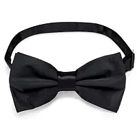 Pre-tied Adjustable Bowtie, Black GDEA-004