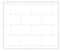 GENESIS PROD 494029 White Subway Tile Backsplash Kit 18