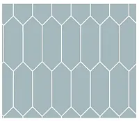 GENESIS PROD 494033 Coastal Blue Picket Backsplash Kit
