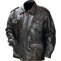 Giovanni Navarre Italian Stone Design Genuine Leather Field Jack