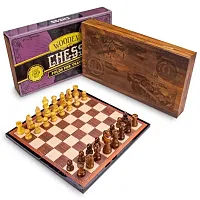 Vintage Wooden Chess Box Set GGAM-102