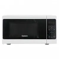Galanz 0.7 cu ft 700W Countertop Microwave Oven in White with One Touch Express
