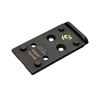 Night Fision Precision Optic Plate: Glock Full Size Mos (19/17/47) To Dpp Footpr