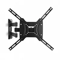 MegaMounts Full Motion, Tilt and Swivel Single Stud Wall Mount for 26-55 Inch L