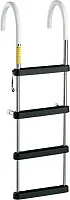 GARELICK 06141 Ladder 4 Step Ss Tele