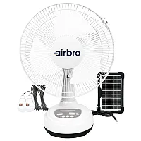 Airbro Fsa-12 Fsa-12 12-In. Rechargeable Ac/Dc Fan With Solar Charging