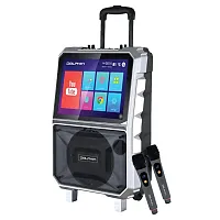 Dolphin Audio Kb-85R Kb-85R Bluetooth Portable Karaoke Speaker With 14.1-In. Tou