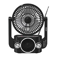 Airbro Rxf-20 Rxf-20 Rechargeable Portable Fan, Bluetooth Speaker, And 3-Band Ra