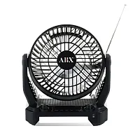 Audiobox Rxf-40 3-Speed Portable Solar-Rechargeable Fan With Built-In Bluetooth