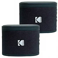 Kodak Soundbrix Double Black Soundbrix 2-Piece Portable Rechargeable Bluetooth S