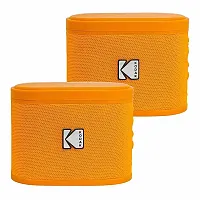Kodak Soundbrix Double Orange Soundbrix 2-Piece Portable Rechargeable Bluetooth