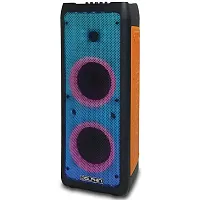 Dolphin Audio Spf-28R Spf-28R Portable Dual-8-In. 40-Watt-Rms Bluetooth Recharge