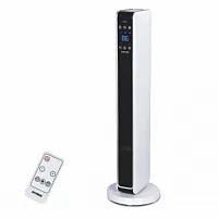 Optimus 29 in. Oscillating Tower Heater w/ Digital Temperature Readout &amp; Rem